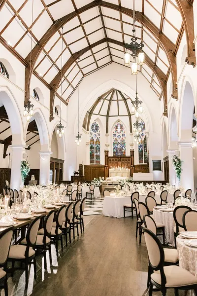 Reception space at The Abbey